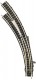 9168 Fleischmann Left hand curved point for manual operation with current-conducting frog